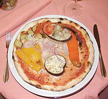immagine di piatto con pizza